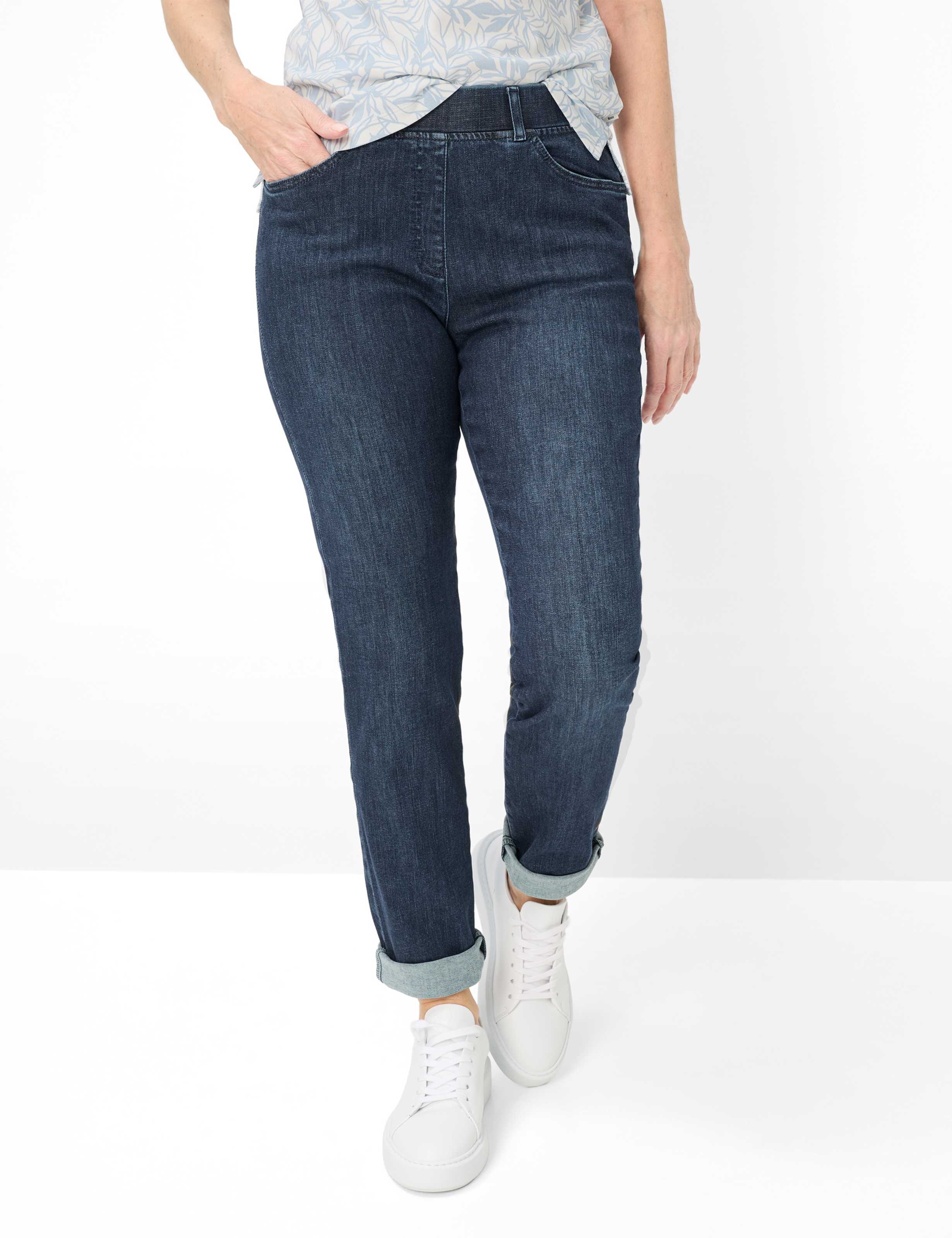 Raphaela by Brax Damen Schlupfhose Style LAVINA JOY STONED, SLIGHTLY USED, denim blau, Gr. 38