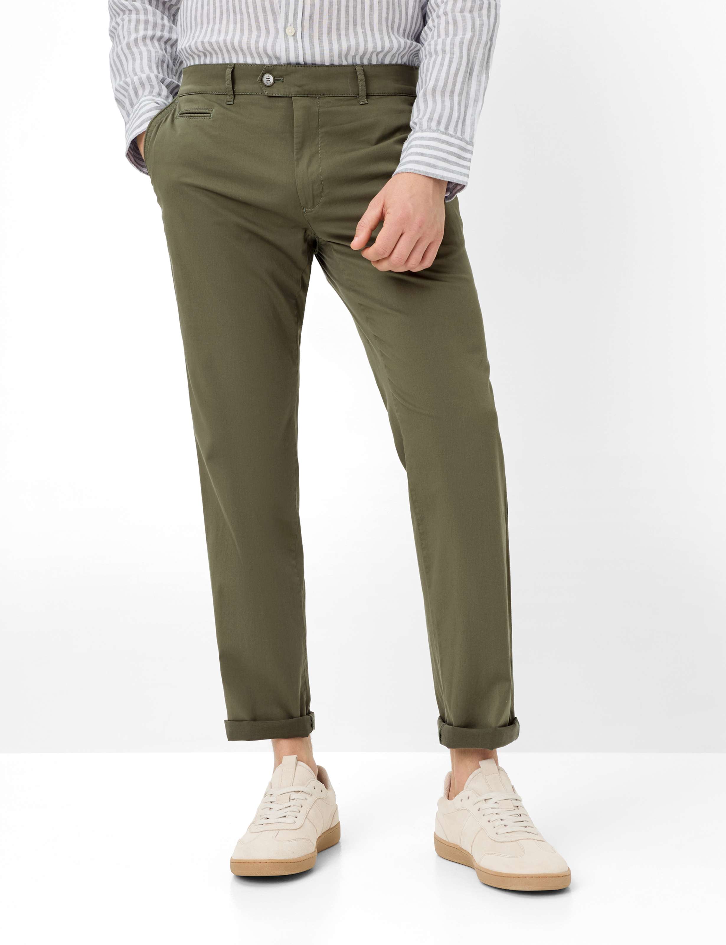 Brax Herren Chino Style EVEREST OLIVE Grün Oliv, grün - oliv, Gr. 31