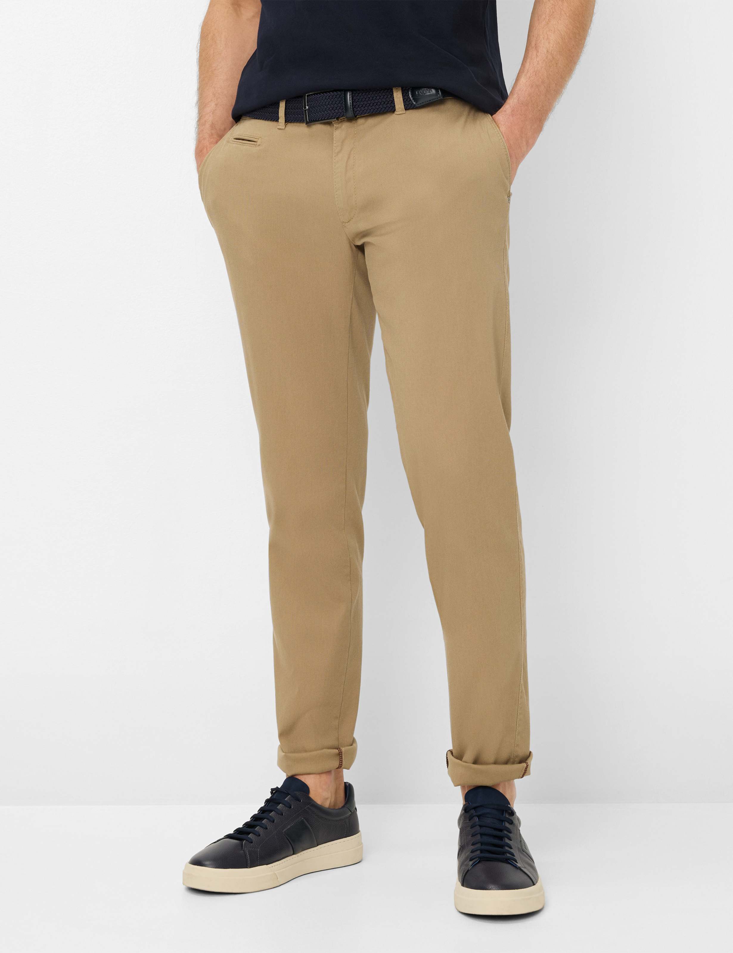 Brax Herren Flatfronthose Style FABIO IN CAMEL, hellbraun, Gr. 42/32