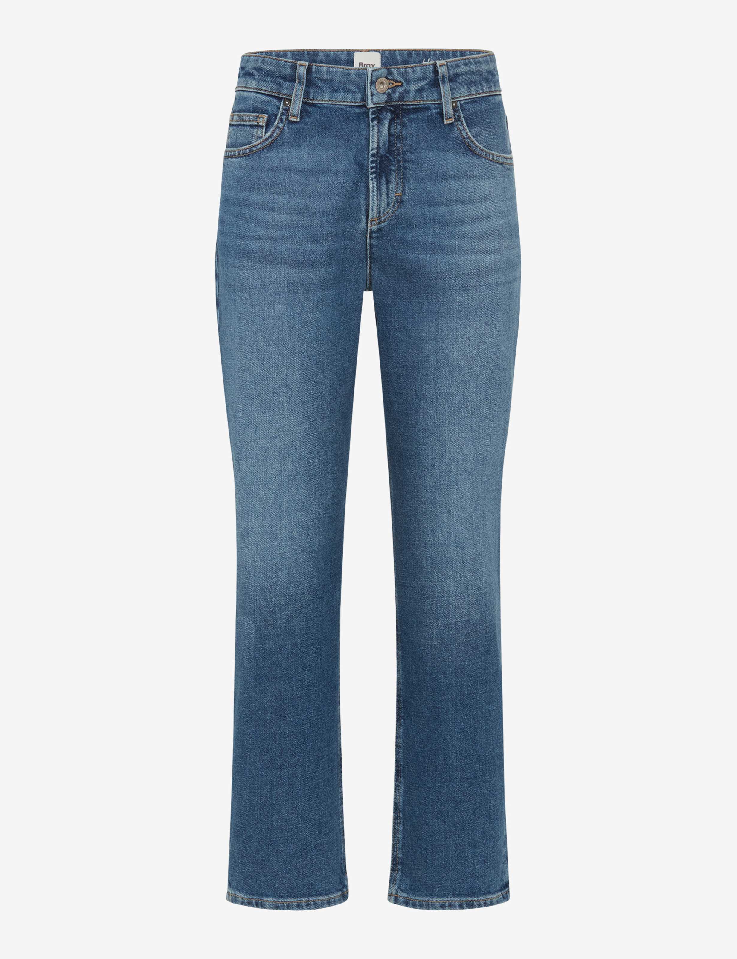 Brax Damen Five-Pocket-Hose Style MADISON S USED REGULAR BLUE, denim blau, Gr. 48K