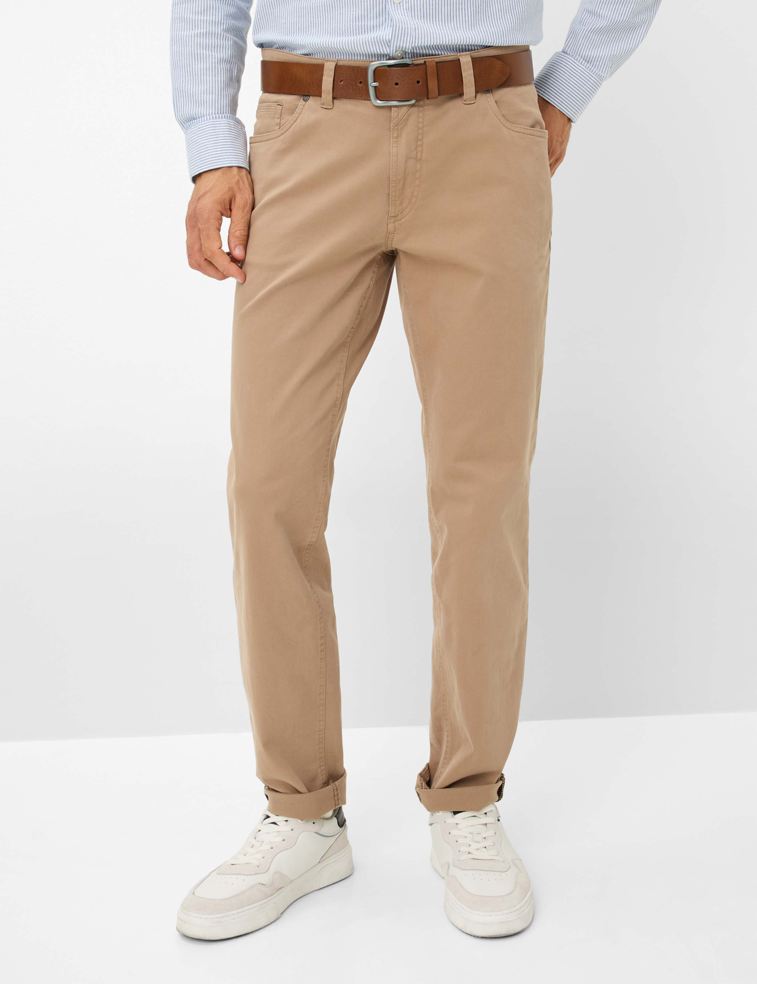 Eurex by Brax Herren Five-Pocket-Hose Style LUKE BEIGE, Beige, Gr. 29U