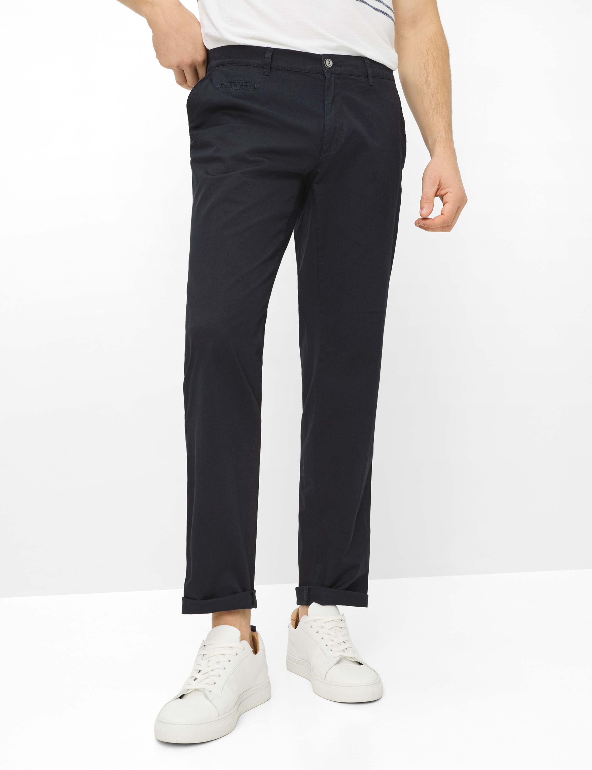 Brax Herren Chino Style FABIO NAVY, dunkelblau, Gr. 40/34