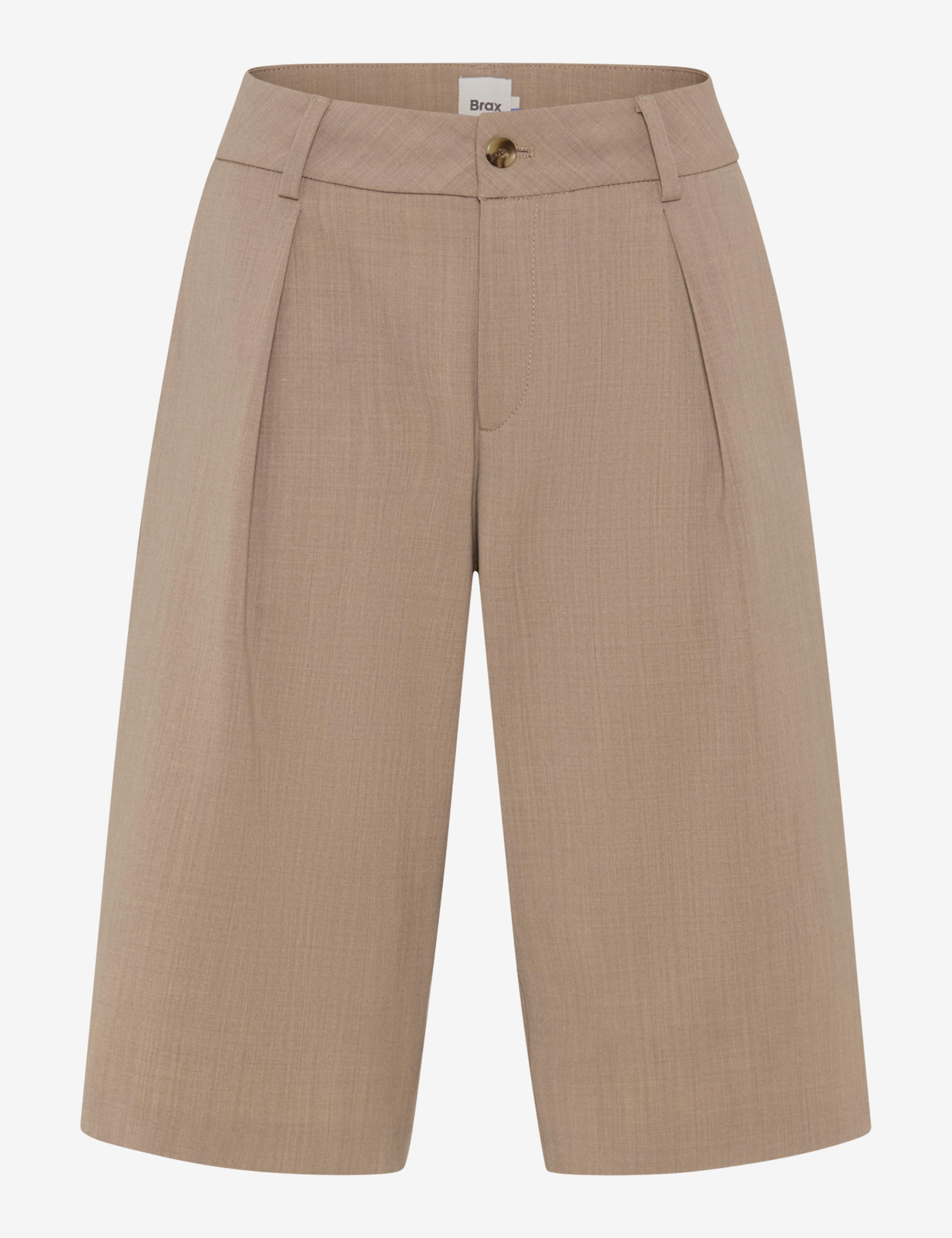 Brax Damen Bermuda Style MILLA B WARM GREIGE, hellbraun, Gr. 34