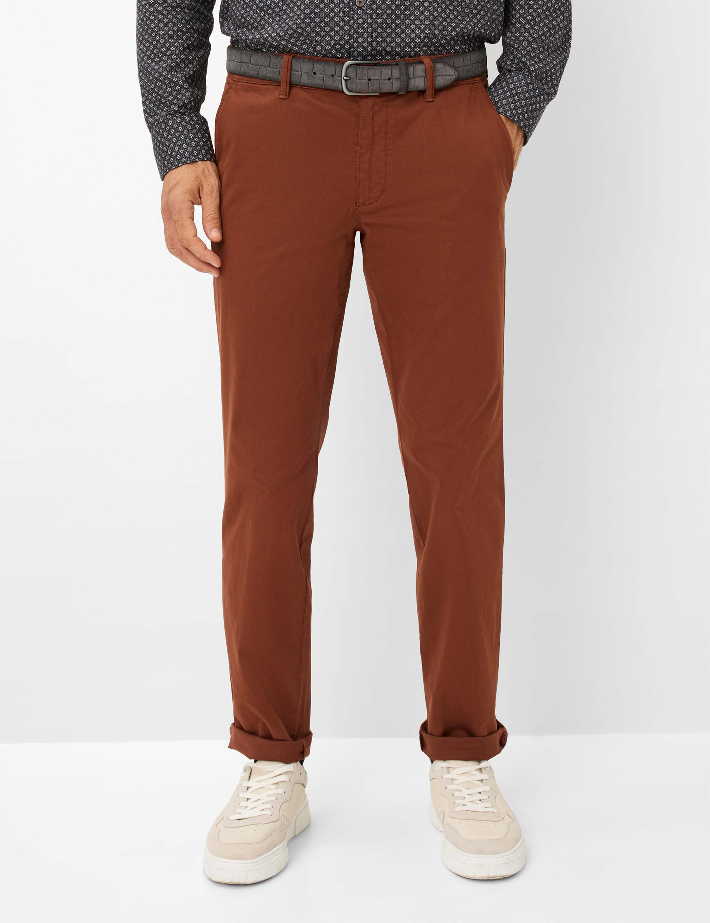 Eurex by Brax Herren Flatfronthose Style JIM ALMOND, braun, Gr. 30U