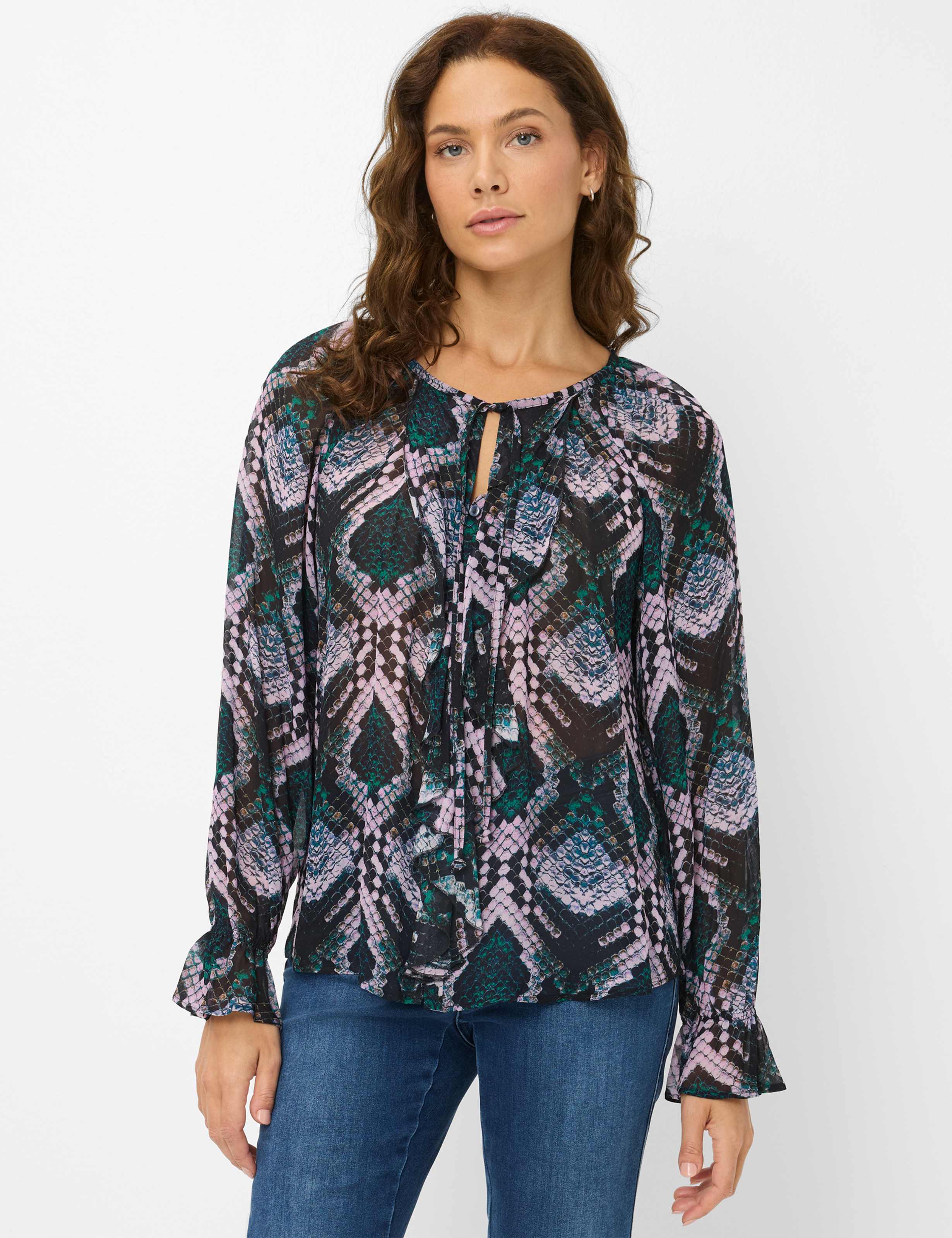 Brax Damen Tunika Style VIVA midnight blue, dunkelblau, Gr. 46