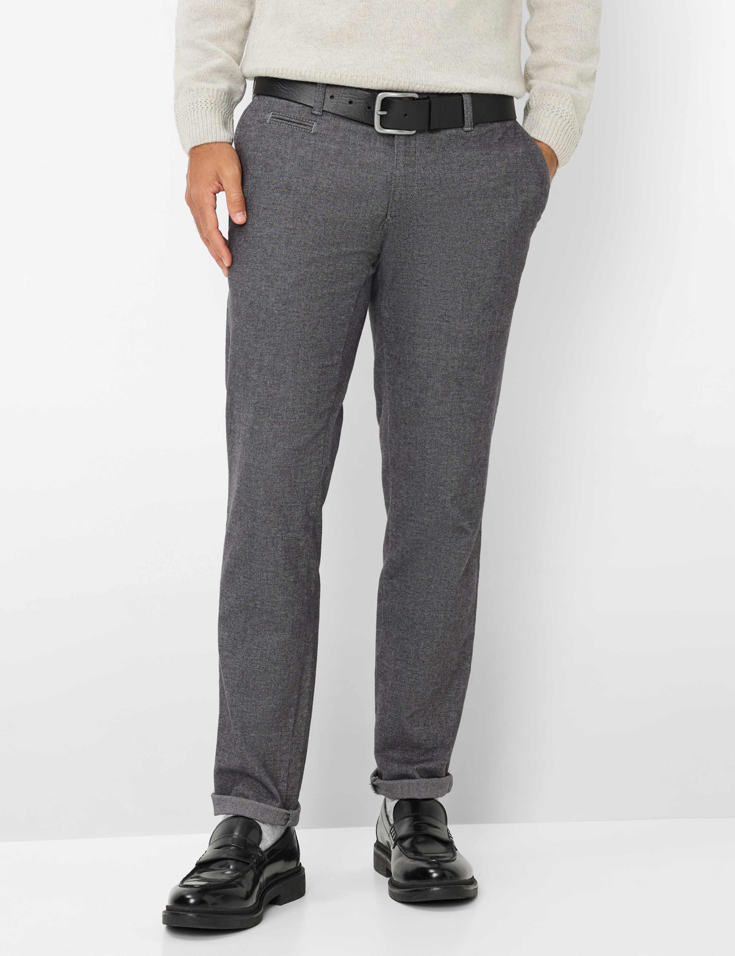 Brax Herren Chino Style FABIO SILVER, hellgrau, Gr. 40/30