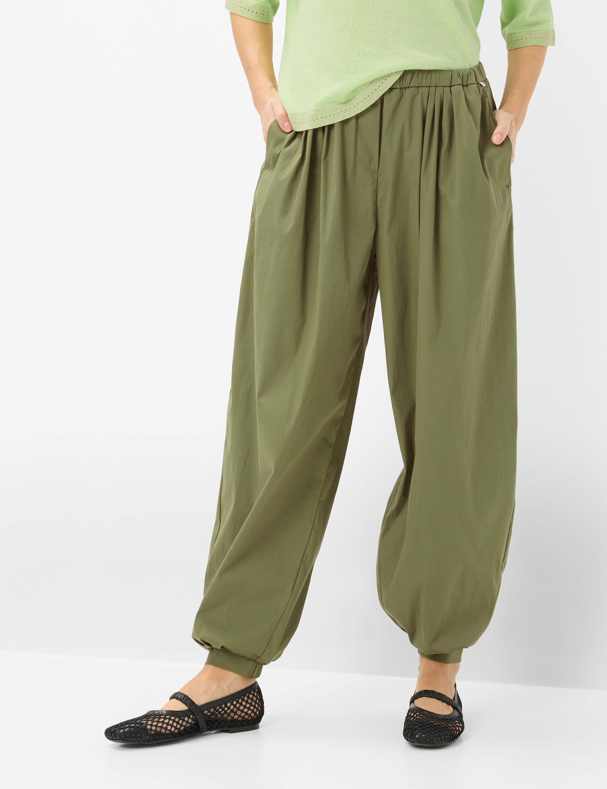 Brax Damen Style MABEL S OLIVINE Grün Oliv, grün - oliv, Gr. 44K