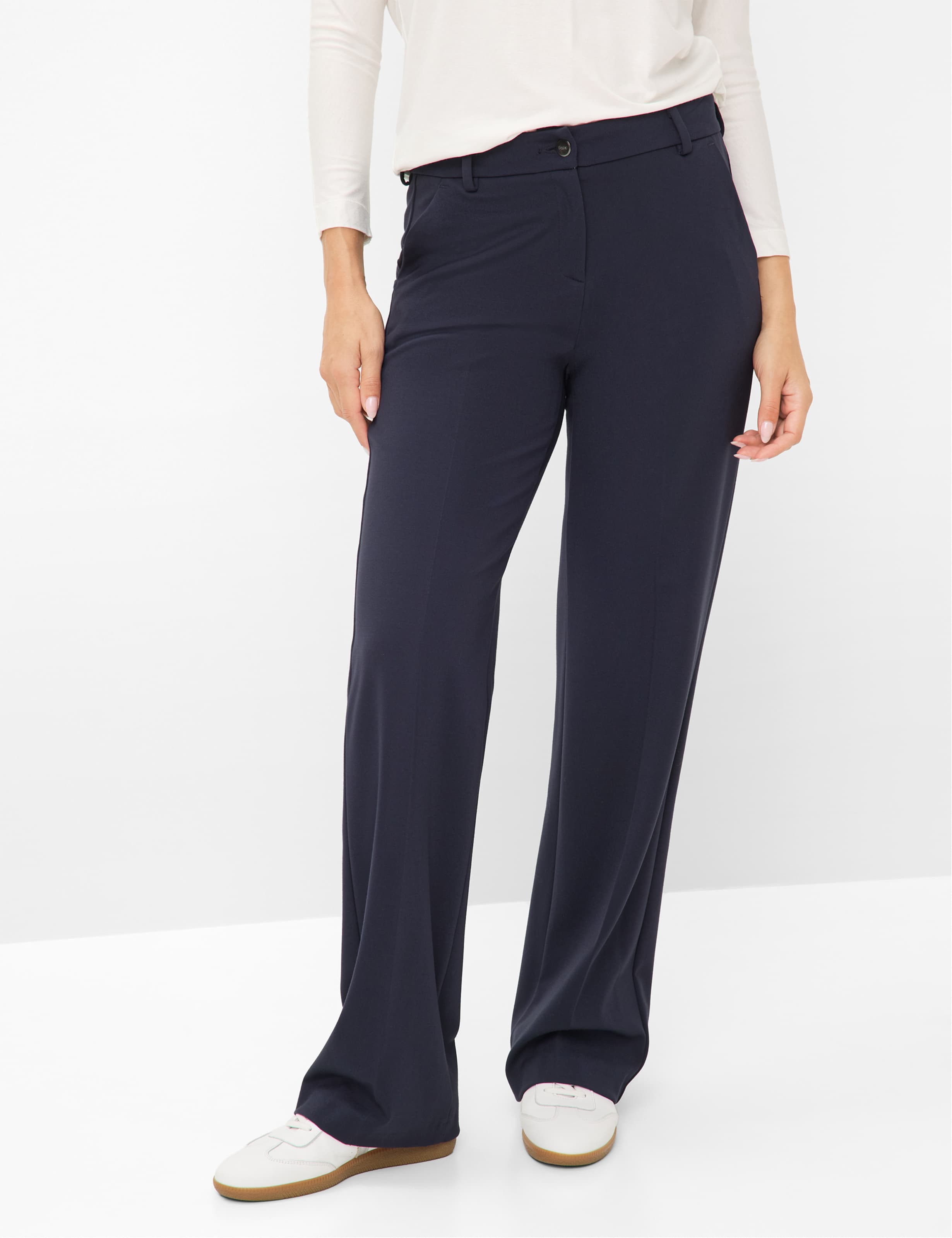 Brax Damen Palazzohose Style MAINE NAVY, dunkelblau, Gr. 40