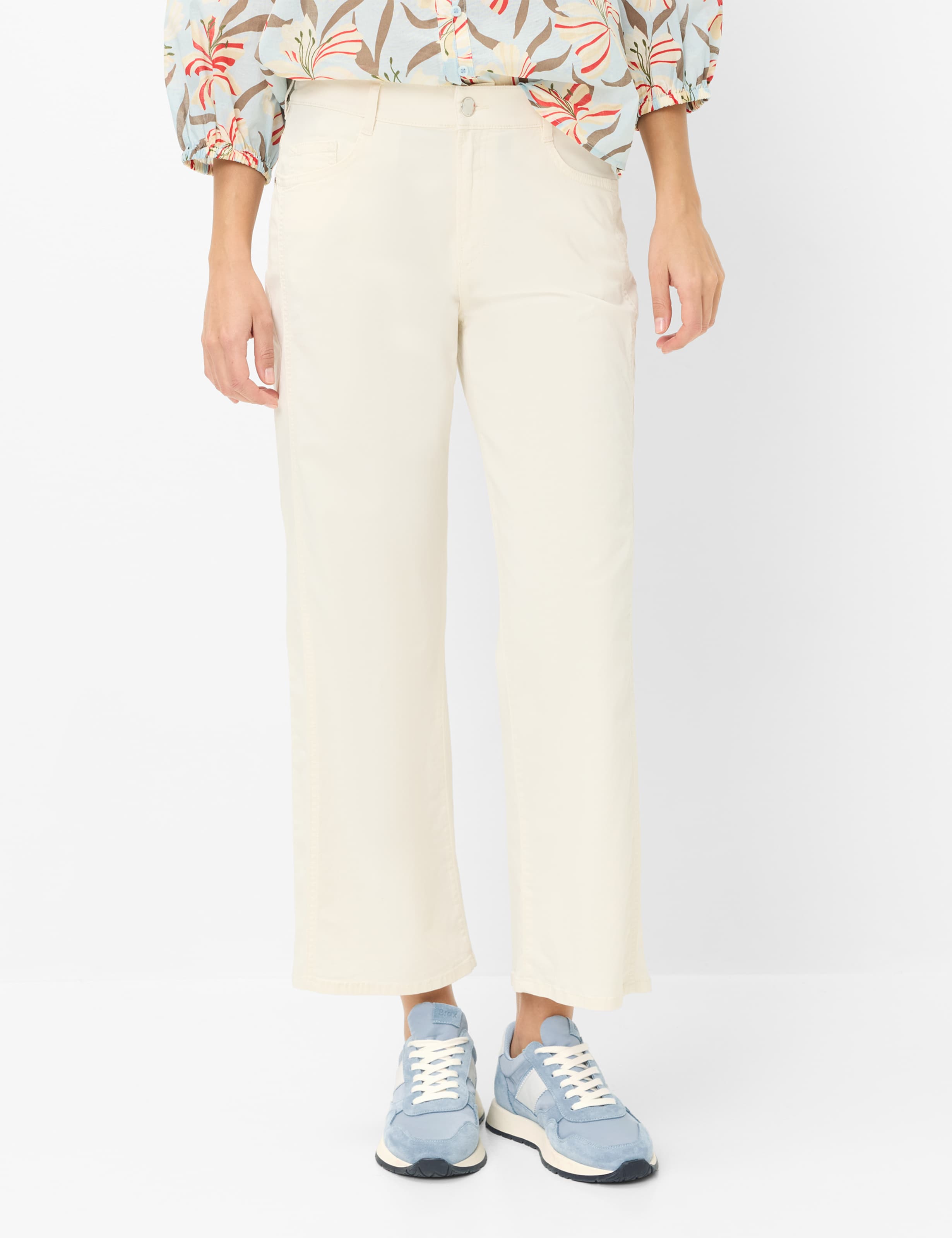 Brax Damen Culotte Style MAINE S OFFWHITE, cremeweiß, Gr. 48L