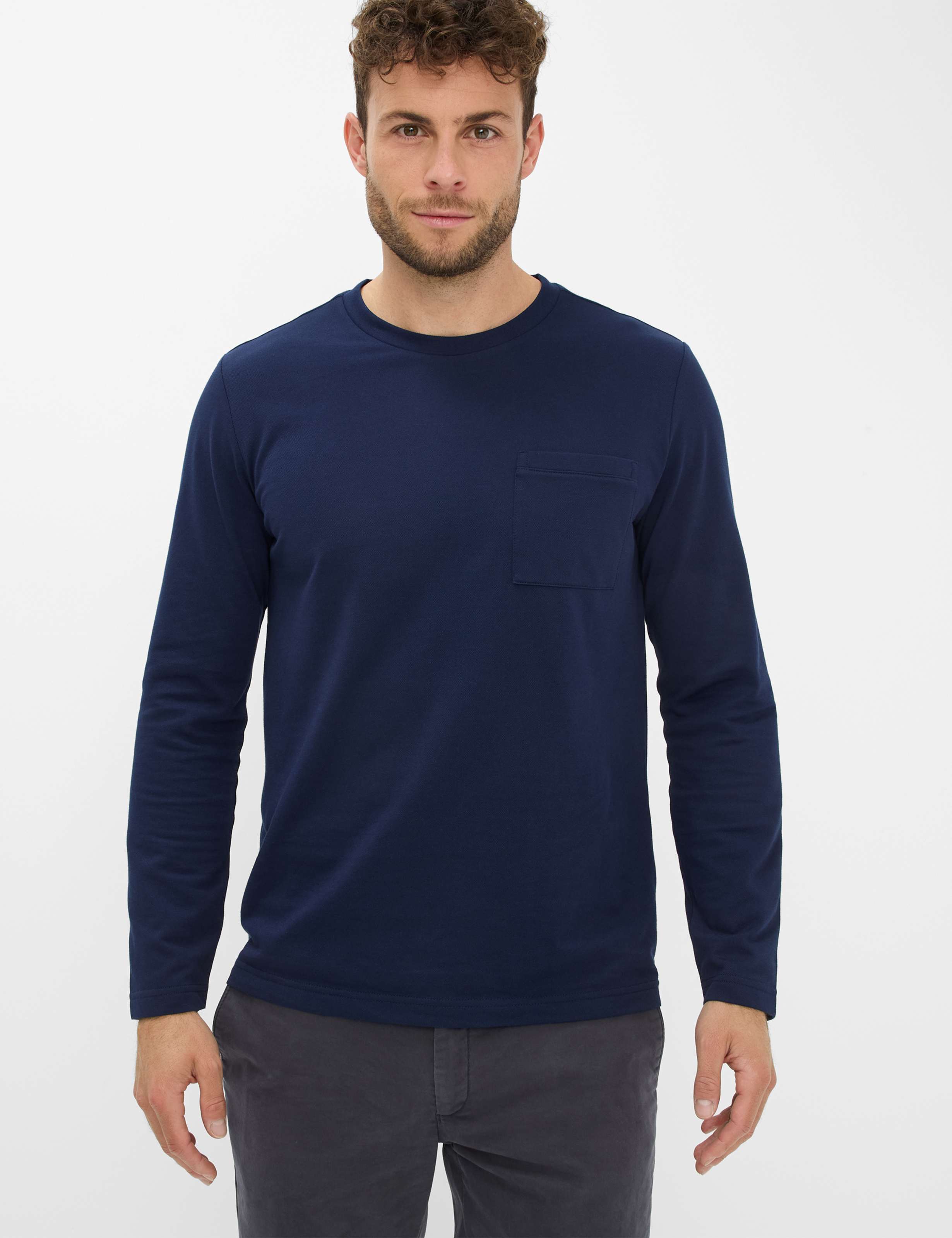 Brax Herren Shirt Style TIMON universe, dunkelblau, Gr. S