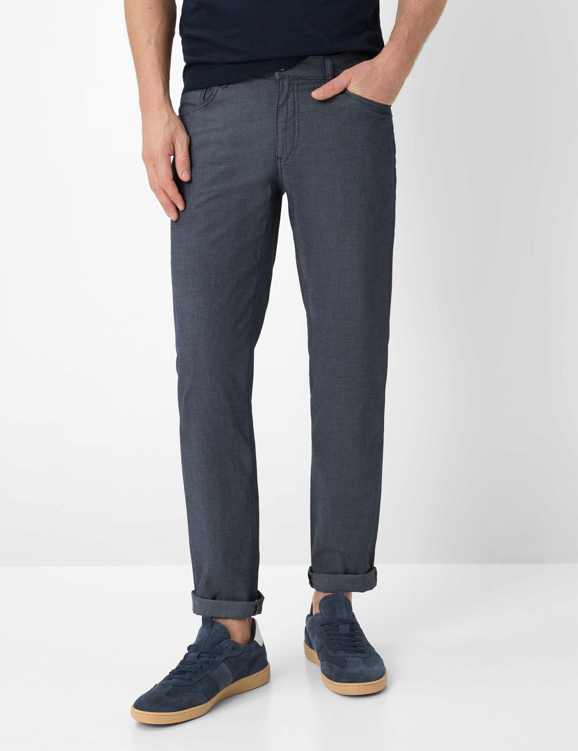 Brax Herren Five-Pocket-Hose Style CADIZ NAVY, dunkelblau, Gr. 35/34