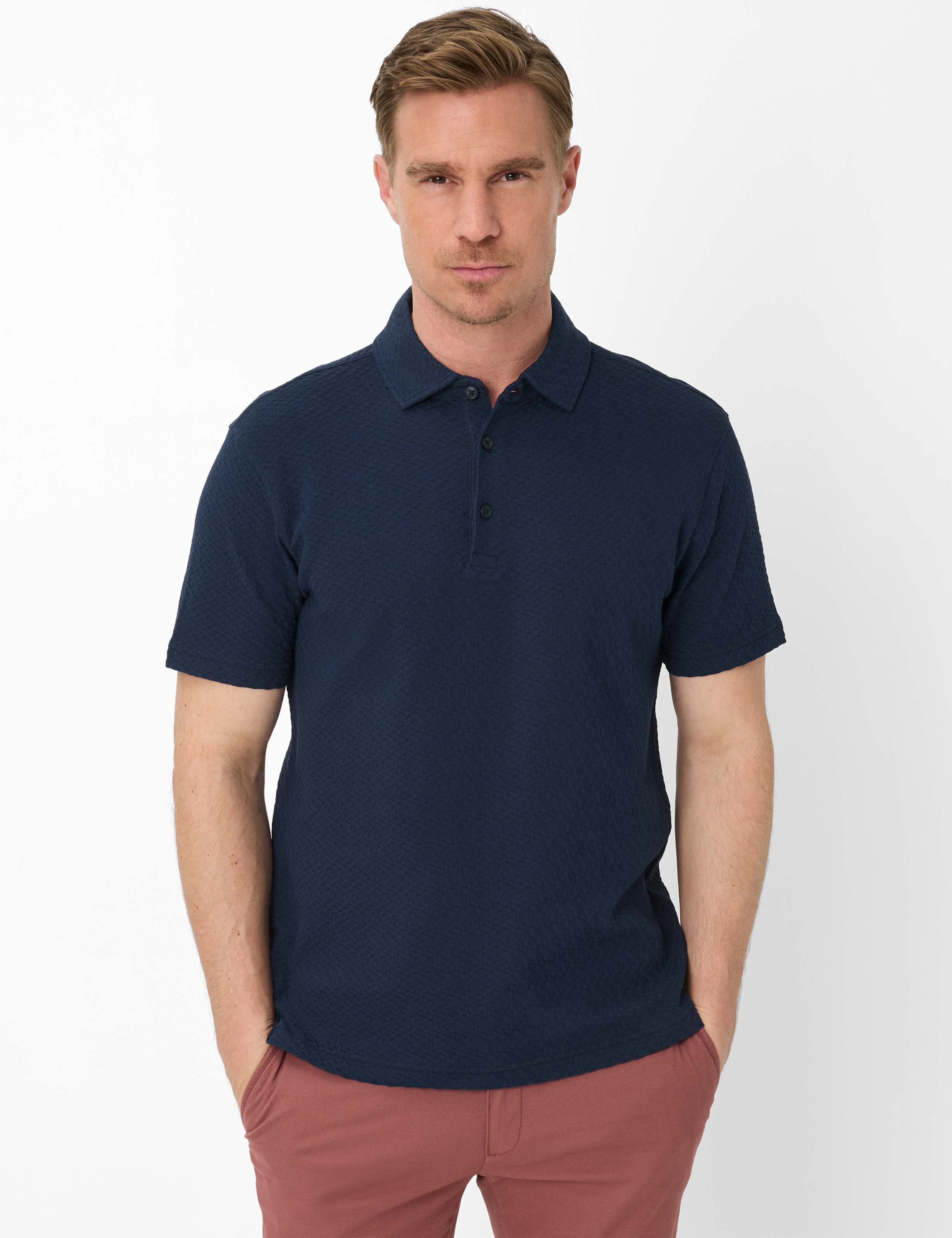 Brax Herren Polo Style PAN navy, dunkelblau, Gr. XXXL