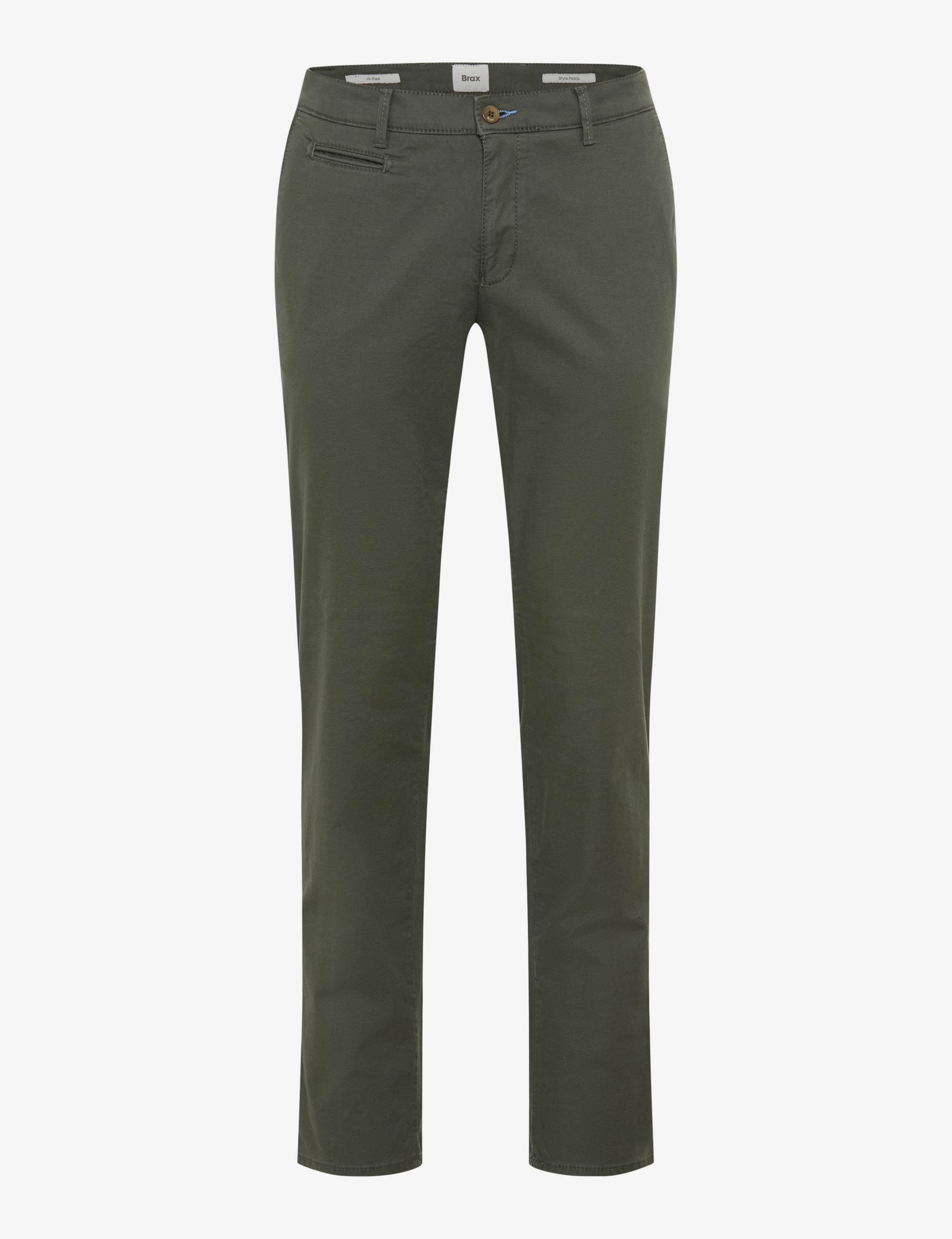 Brax Herren Chino Style FABIO IN OLIVE, dunkelgrün, Gr. 40/32