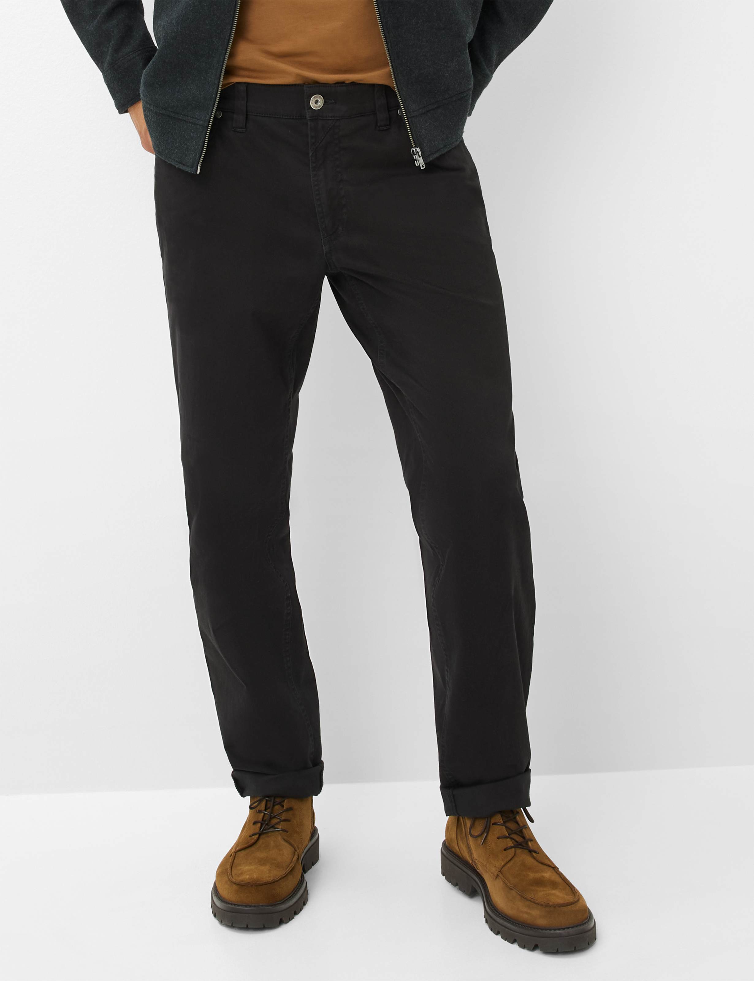 Eurex by Brax Herren Five-Pocket-Hose Style LUKE BLACK, schwarz, Gr. 255U