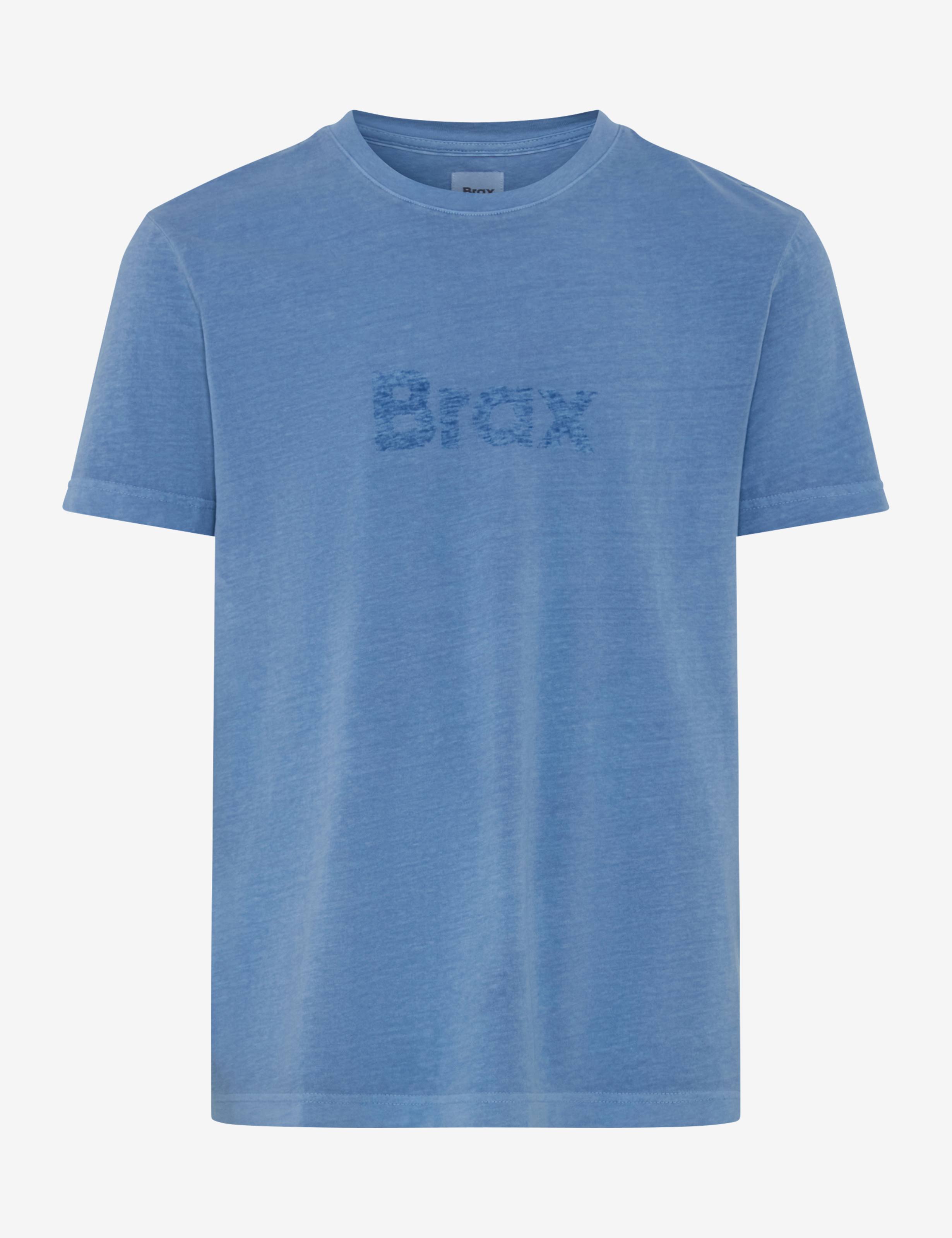Brax Herren Shirt Style TED atlantic, Blau, Gr. S