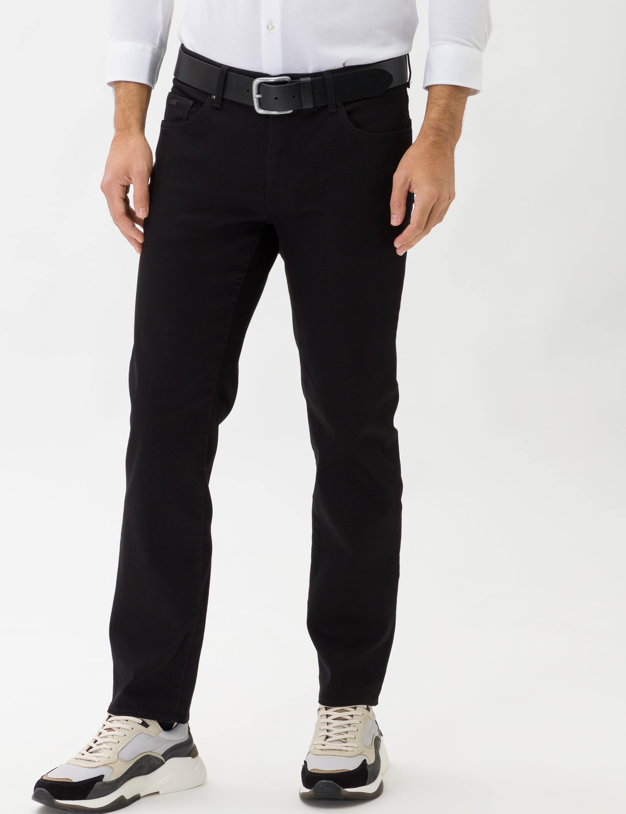 Brax Herren Five-Pocket-Hose Style CADIZ PERMA BLACK, denim perma schwarz, Gr. 38/36